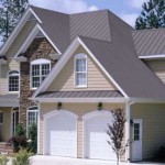Nice example of a two story house with metal roofing